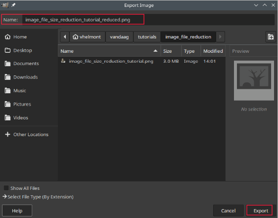Change the filename.