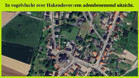 In vogelvlucht over Hakendover.