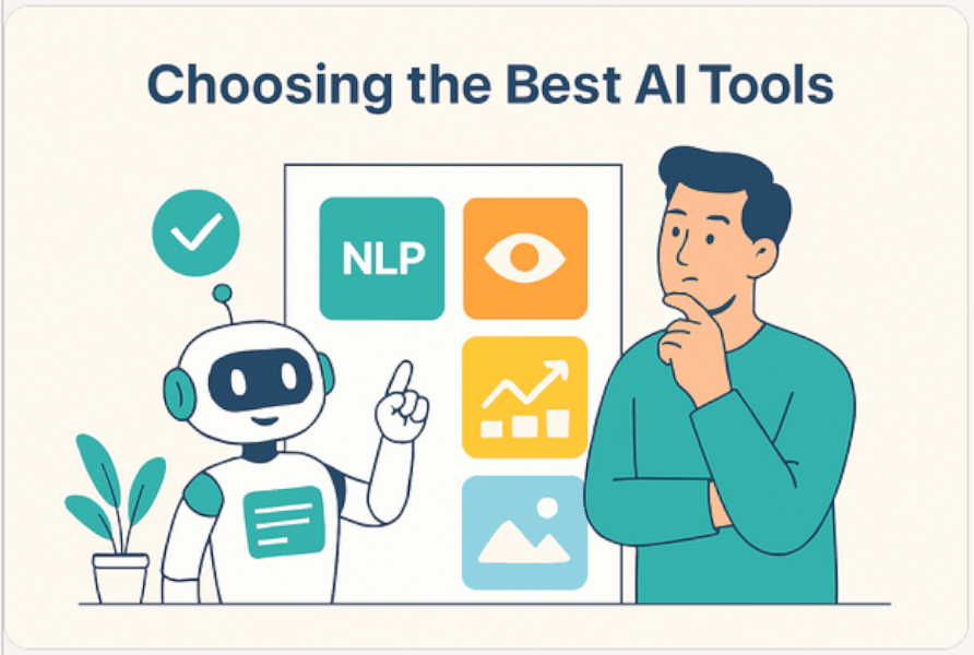 Choosing the best AI tool.